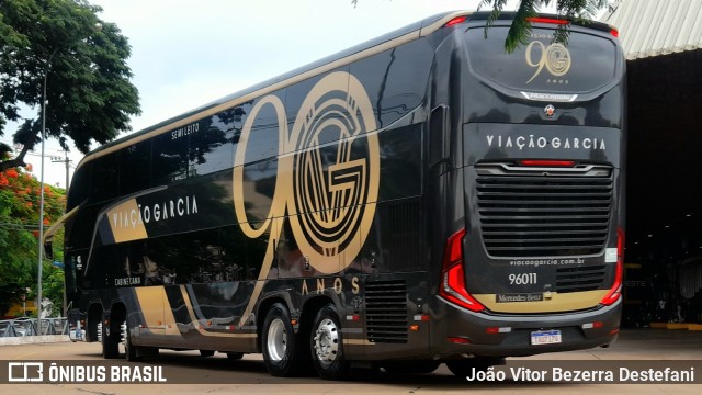 Viação Garcia 96011 na cidade de Maringá, Paraná, Brasil, por João Vitor Bezerra Destefani. Número da foto: #12726273.