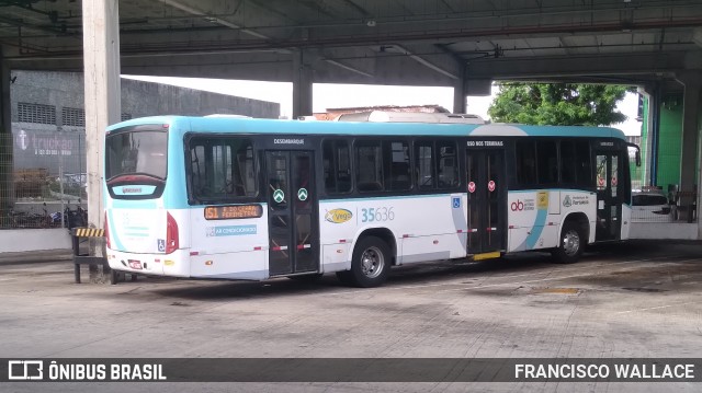 Rota Sol > Vega Transporte Urbano 35636 na cidade de Fortaleza, Ceará, Brasil, por FRANCISCO WALLACE. Número da foto: #12726789.