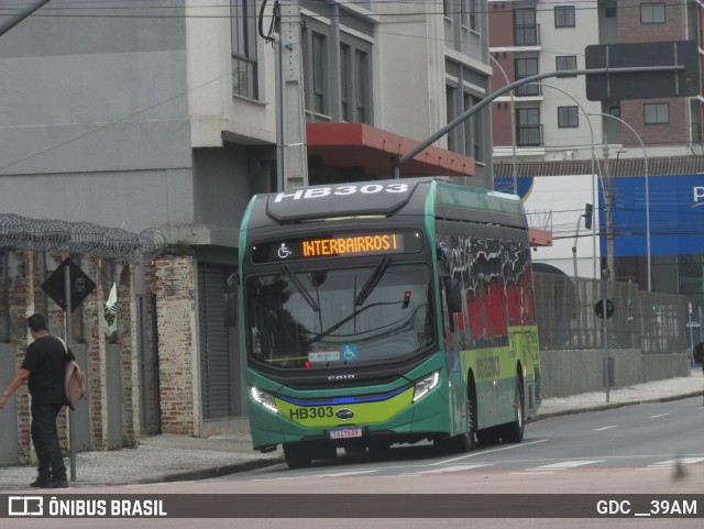 Auto Viação Redentor HB303 na cidade de Curitiba, Paraná, Brasil, por GDC __39AM. Número da foto: #12728293.