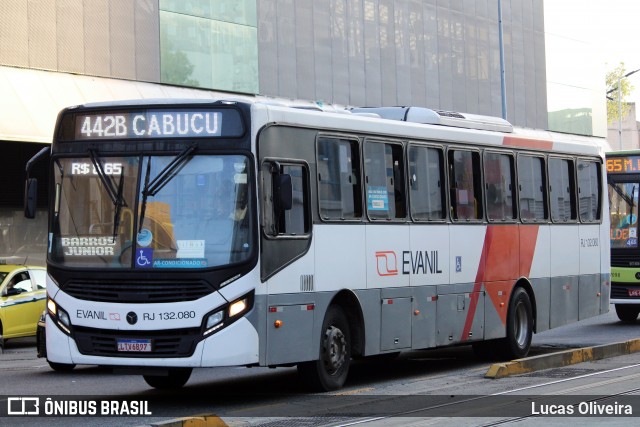 Evanil Transportes e Turismo RJ 132.080 na cidade de Rio de Janeiro, Rio de Janeiro, Brasil, por Lucas Oliveira. Número da foto: #12728614.