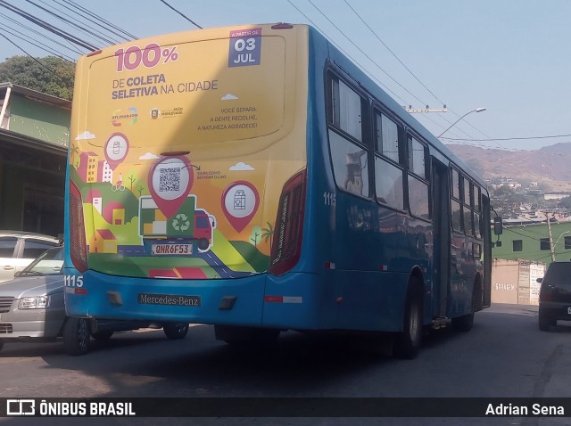 Enscon Viação 1115 na cidade de João Monlevade, Minas Gerais, Brasil, por Adrian Sena. Número da foto: #12728404.