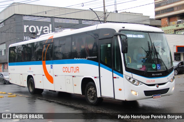 Colitur Transportes Rodoviários RJ 116.054 na cidade de Volta Redonda, Rio de Janeiro, Brasil, por Paulo Henrique Pereira Borges. Número da foto: #12726692.