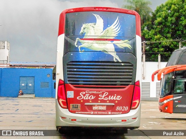 Expresso São Luiz 8020 na cidade de Goiânia, Goiás, Brasil, por Paul Azile. Número da foto: #12726961.