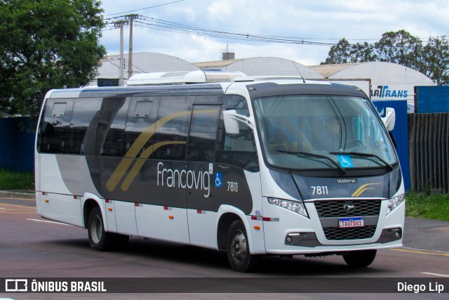Francovig Transportes Coletivos 7811 na cidade de São José dos Pinhais, Paraná, Brasil, por Diego Lip. Número da foto: #12728582.