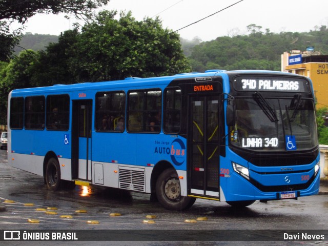 São Jorge Auto Bus 500 na cidade de Ponte Nova, Minas Gerais, Brasil, por Davi Neves. Número da foto: #12728763.