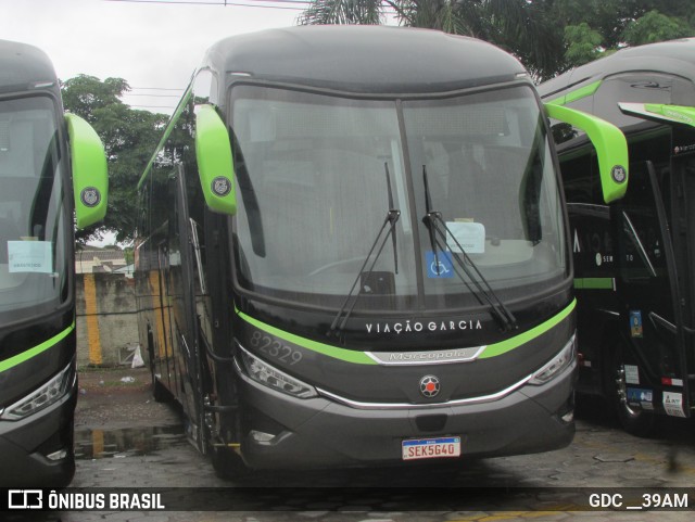 Viação Garcia 82329 na cidade de Curitiba, Paraná, Brasil, por GDC __39AM. Número da foto: #12727366.