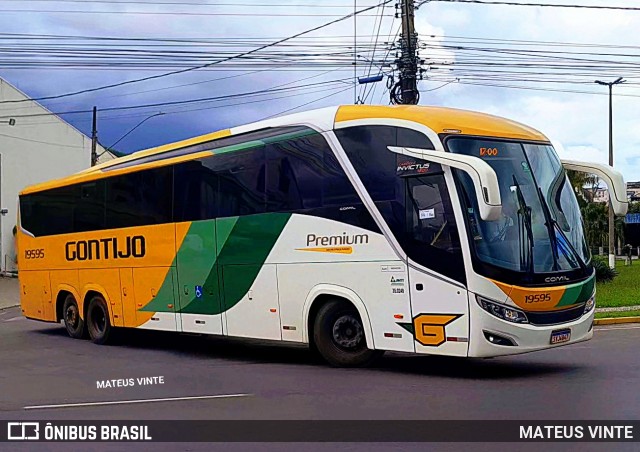Empresa Gontijo de Transportes 19595 na cidade de Juiz de Fora, Minas Gerais, Brasil, por MATEUS VINTE. Número da foto: #12726054.
