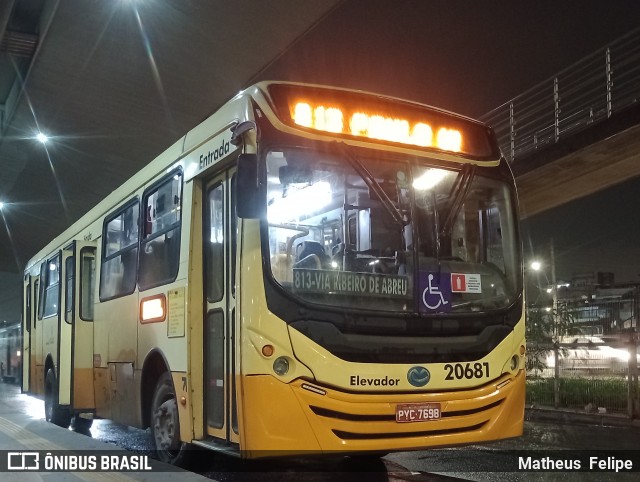 Viação Globo 20681 na cidade de Belo Horizonte, Minas Gerais, Brasil, por Matheus  Felipe. Número da foto: #12728240.