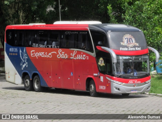 Expresso São Luiz 10020 na cidade de João Pessoa, Paraíba, Brasil, por Alexandre Dumas. Número da foto: #12726080.
