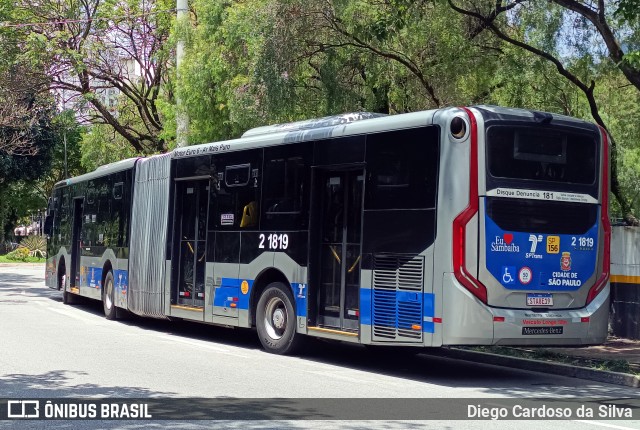 Sambaíba Transportes Urbanos 2 1819 na cidade de São Paulo, São Paulo, Brasil, por Diego Cardoso da Silva. Número da foto: #12727589.