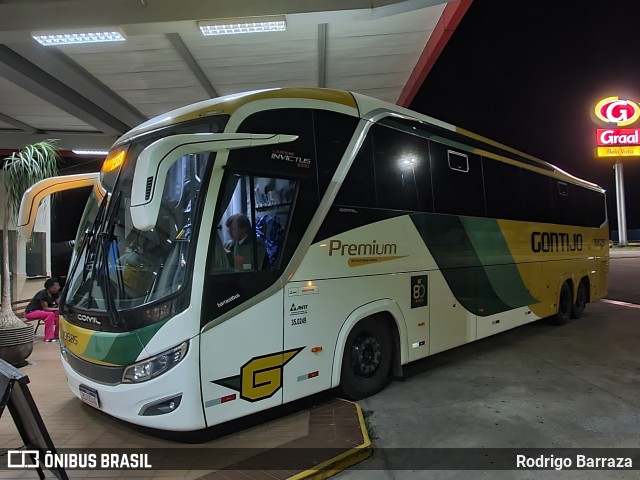 Empresa Gontijo de Transportes 19685 na cidade de São Sebastião da Bela Vista, Minas Gerais, Brasil, por Rodrigo Barraza. Número da foto: #12726794.