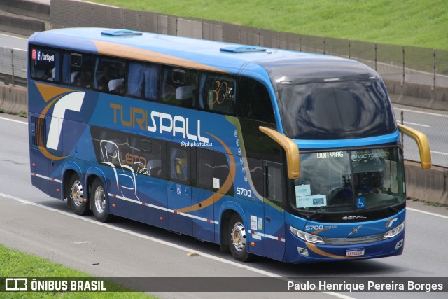 Turispall Transporte e Turismo 5700 na cidade de Resende, Rio de Janeiro, Brasil, por Paulo Henrique Pereira Borges. Número da foto: #12726843.