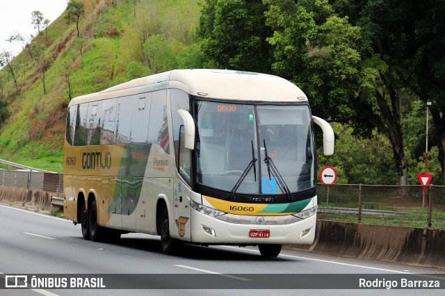 Empresa Gontijo de Transportes 16060 na cidade de Aparecida, São Paulo, Brasil, por Rodrigo Barraza. Número da foto: #12726759.