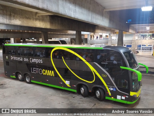 Expresso Princesa dos Campos 7267 na cidade de Curitiba, Paraná, Brasil, por Andrey  Soares Vassão. Número da foto: #12725946.