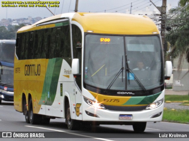 Empresa Gontijo de Transportes 19775 na cidade de Juiz de Fora, Minas Gerais, Brasil, por Luiz Krolman. Número da foto: #12728525.