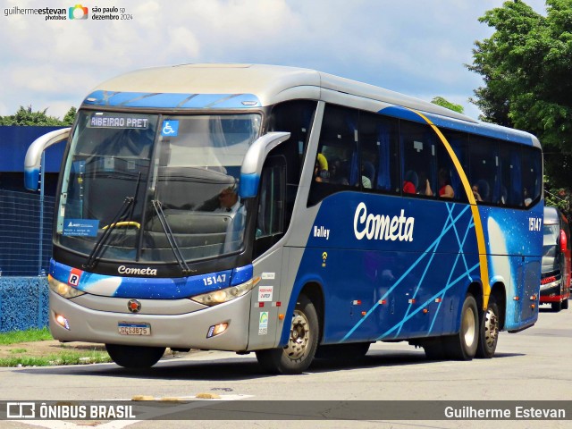 Viação Cometa 15147 na cidade de São Paulo, São Paulo, Brasil, por Guilherme Estevan. Número da foto: #12726519.