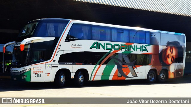 Empresa de Transportes Andorinha 7309 na cidade de Maringá, Paraná, Brasil, por João Vitor Bezerra Destefani. Número da foto: #12726303.