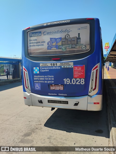 Transportes Capellini 19.028 na cidade de Hortolândia, São Paulo, Brasil, por Matheus Duarte Souza. Número da foto: #12726260.
