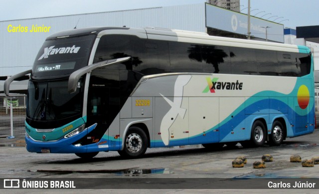 Viação Xavante 22209 na cidade de Goiânia, Goiás, Brasil, por Carlos Júnior. Número da foto: #12727153.
