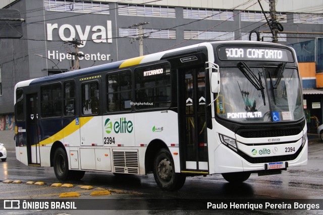 Viação Elite 2394 na cidade de Volta Redonda, Rio de Janeiro, Brasil, por Paulo Henrique Pereira Borges. Número da foto: #12726681.