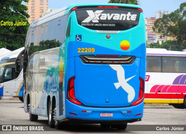 Viação Xavante 22209 na cidade de Goiânia, Goiás, Brasil, por Carlos Júnior. Número da foto: #12727077.