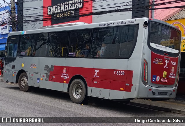 Transwolff Transportes e Turismo 7 8358 na cidade de São Paulo, São Paulo, Brasil, por Diego Cardoso da Silva. Número da foto: #12731585.