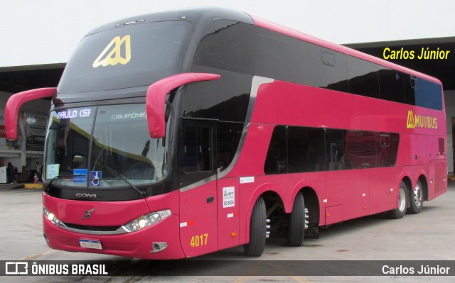 MuvBus 4017 na cidade de Goiânia, Goiás, Brasil, por Carlos Júnior. Número da foto: #12731741.
