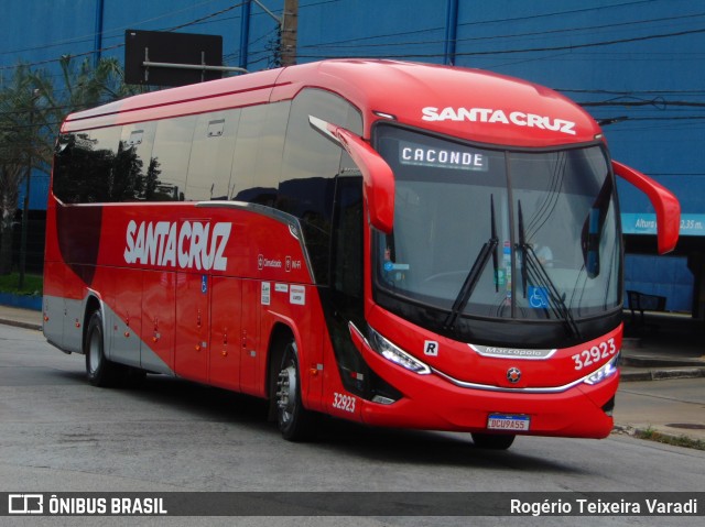 Viação Santa Cruz 32923 na cidade de São Paulo, São Paulo, Brasil, por Rogério Teixeira Varadi. Número da foto: #12730765.