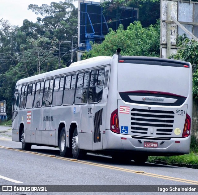 BluMob - Concessionária de Transporte Urbano de Blumenau 9101 na cidade de Blumenau, Santa Catarina, Brasil, por Iago Scheineider. Número da foto: #12730497.