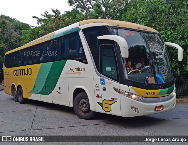 Empresa Gontijo de Transportes 18335 na cidade de São Paulo, São Paulo, Brasil, por Jorge Lucas Araújo. Número da foto: #12730881.
