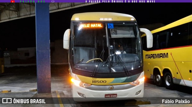Empresa Gontijo de Transportes 18500 na cidade de Petrolina, Pernambuco, Brasil, por Fábio Paixão. Número da foto: #12729361.