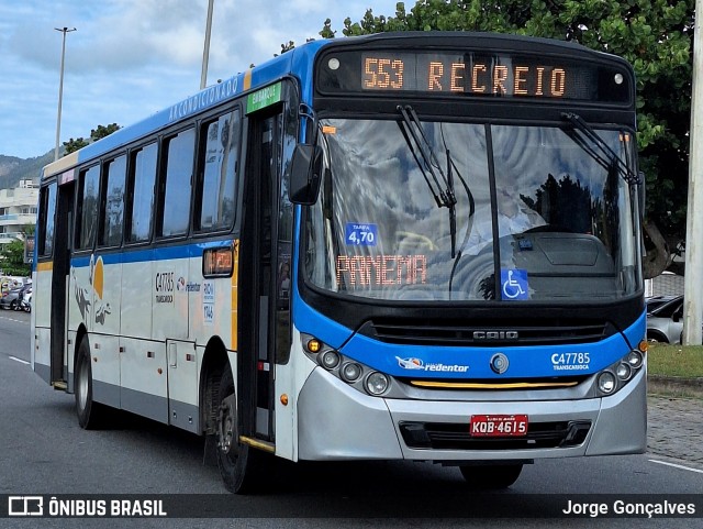 Viação Redentor C47785 na cidade de Rio de Janeiro, Rio de Janeiro, Brasil, por Jorge Gonçalves. Número da foto: #12730488.
