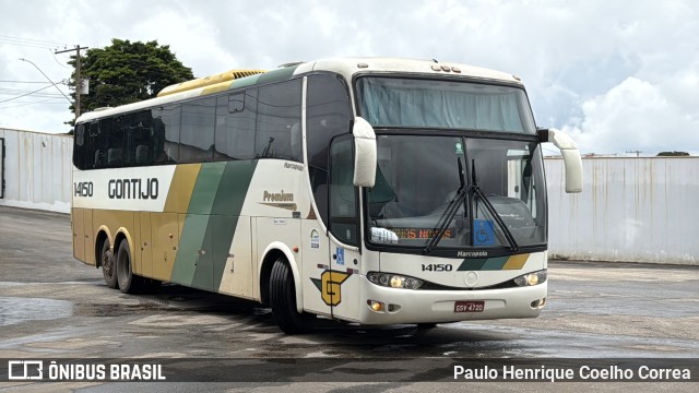 Empresa Gontijo de Transportes 14150 na cidade de Capelinha, Minas Gerais, Brasil, por Paulo Henrique Coelho Correa. Número da foto: #12729524.