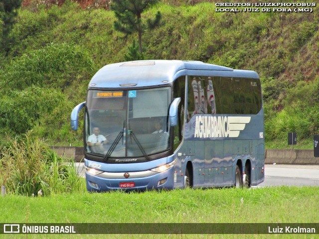 Viação Águia Branca 14012 na cidade de Juiz de Fora, Minas Gerais, Brasil, por Luiz Krolman. Número da foto: #12730526.