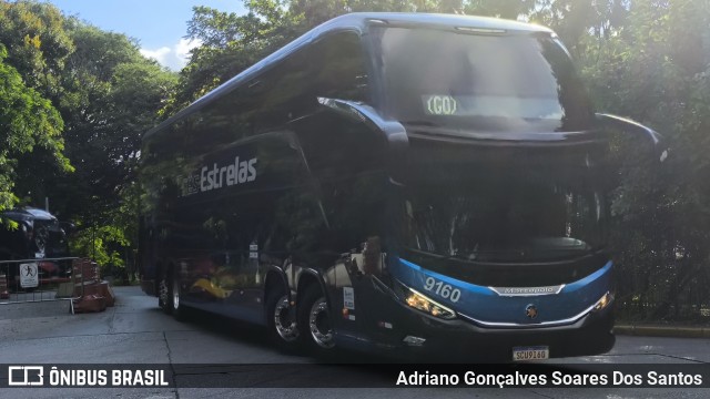 Três Estrelas Turismo 9160 na cidade de São Paulo, São Paulo, Brasil, por Adriano Gonçalves Soares Dos Santos. Número da foto: #12730004.