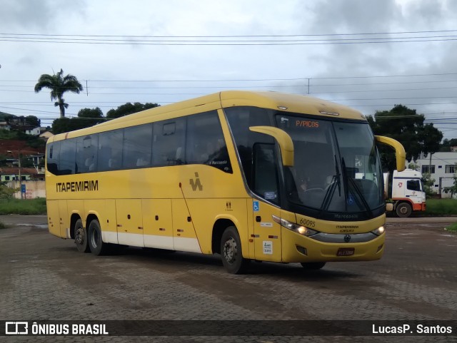Viação Itapemirim 60095 na cidade de Governador Valadares, Minas Gerais, Brasil, por LucasP. Santos. Número da foto: #12732363.