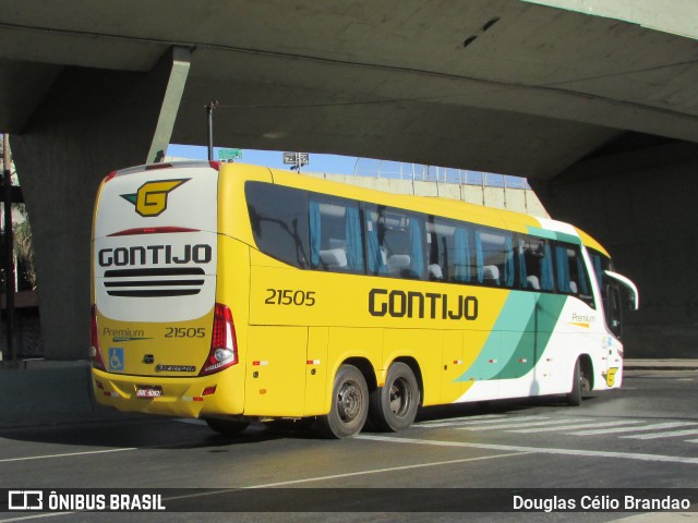 Empresa Gontijo de Transportes 21505 na cidade de Belo Horizonte, Minas Gerais, Brasil, por Douglas Célio Brandao. Número da foto: #12732090.