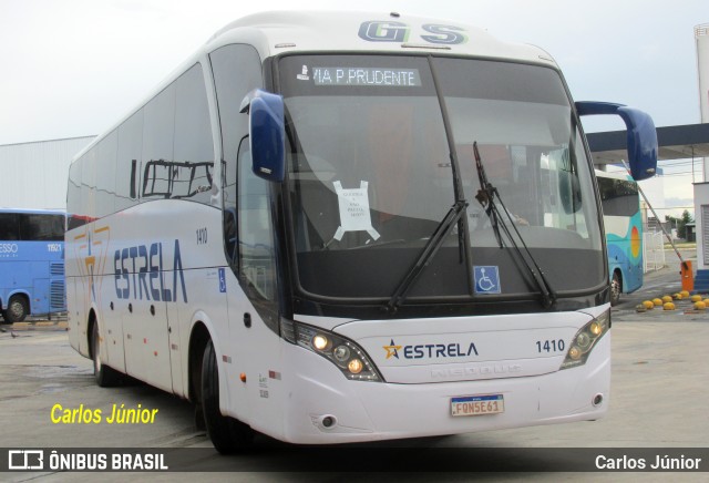 Viação Estrela 1410 na cidade de Goiânia, Goiás, Brasil, por Carlos Júnior. Número da foto: #12730049.