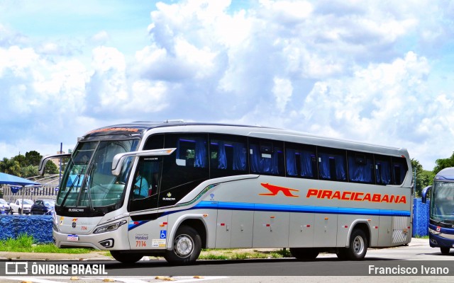 Viação Piracicabana 7114 na cidade de São Paulo, São Paulo, Brasil, por Francisco Ivano. Número da foto: #12729398.