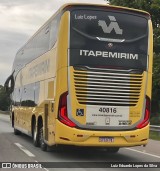 Viação Nova Itapemirim 40816 na cidade de São Gonçalo, Rio de Janeiro, Brasil, por Luiz Eduardo Lopes da Silva. Número da foto: #12731066.