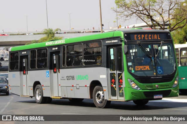 Viação Piracicabana Distrito Federal 120766 na cidade de Brasília, Distrito Federal, Brasil, por Paulo Henrique Pereira Borges. Número da foto: #12735010.