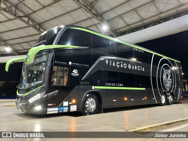 Viação Garcia 87079 na cidade de Marília, São Paulo, Brasil, por Júnior Juninho. Número da foto: #12736061.