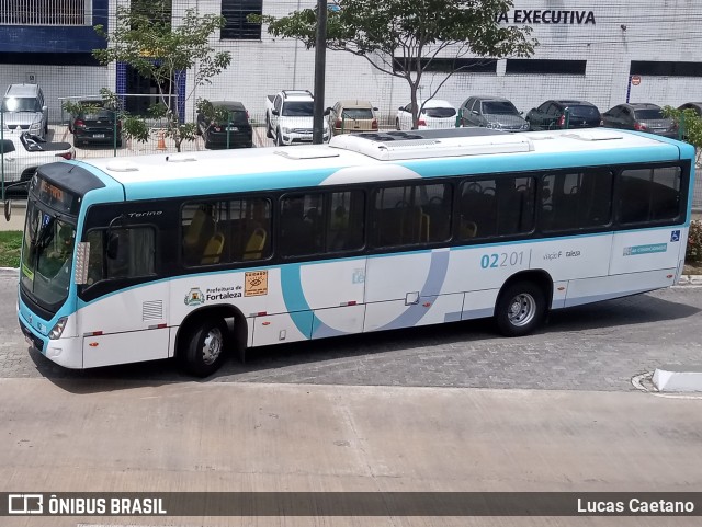 Viação Fortaleza 02201 na cidade de Fortaleza, Ceará, Brasil, por Lucas Caetano. Número da foto: #12734642.