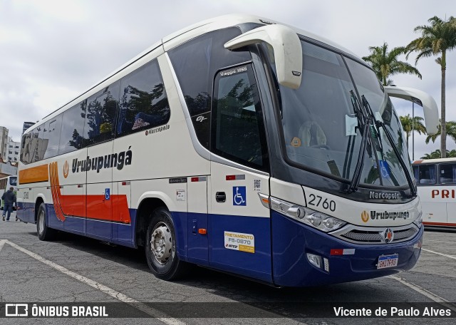 Auto Viação Urubupungá 2760 na cidade de Aparecida, São Paulo, Brasil, por Vicente de Paulo Alves. Número da foto: #12735385.