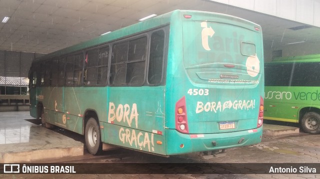 Viação União 4503 na cidade de Barão de Cocais, Minas Gerais, Brasil, por Antonio Silva. Número da foto: #12734135.