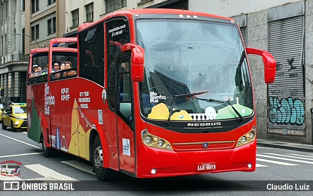 Rio Samba Bus LLE5073 na cidade de Rio de Janeiro, Rio de Janeiro, Brasil, por Claudio Luiz. Número da foto: #12734335.