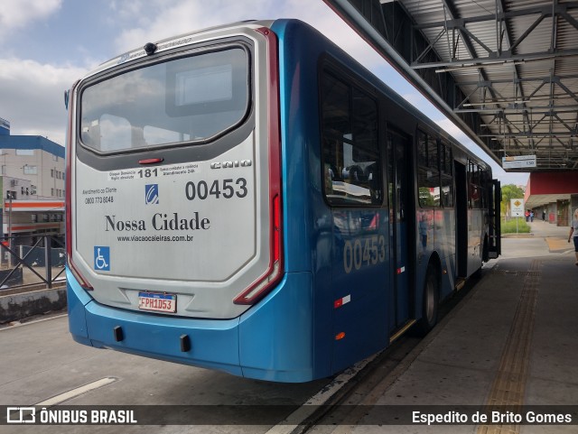 Viação Nossa Cidade 00453 na cidade de Franco da Rocha, São Paulo, Brasil, por Espedito de Brito Gomes. Número da foto: #12735109.