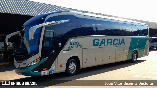 Viação Garcia 82108 na cidade de Maringá, Paraná, Brasil, por João Vitor Bezerra Destefani. Número da foto: #12733438.