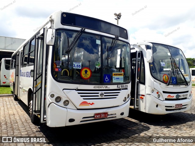 Viação Agulhas Negras RJ 169.026 na cidade de Volta Redonda, Rio de Janeiro, Brasil, por Guilherme Afonso. Número da foto: #12733651.