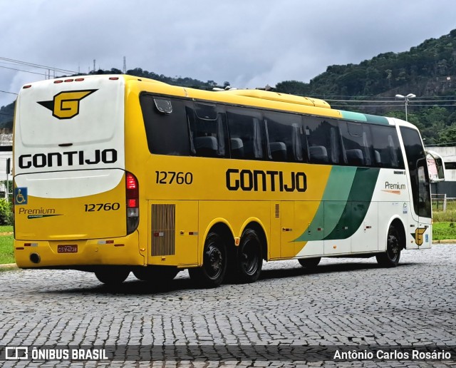 Empresa Gontijo de Transportes 12760 na cidade de Juiz de Fora, Minas Gerais, Brasil, por Antônio Carlos Rosário. Número da foto: #12735902.